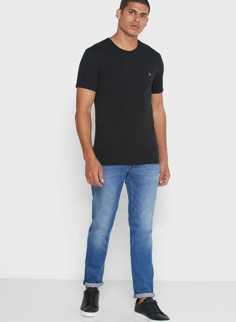 CALVIN KLEIN 2 Pack Essential Crew Neck T-Shirt