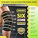 BLITZU Knee Brace for Meniscus Tear 2 Pack Knee Compression Sleeve for Men and Women Knee Support for Arthritis Swelling Inflammation ACL Pain Relief Running Workout Sports and Recovery Jet Black L - Image 4