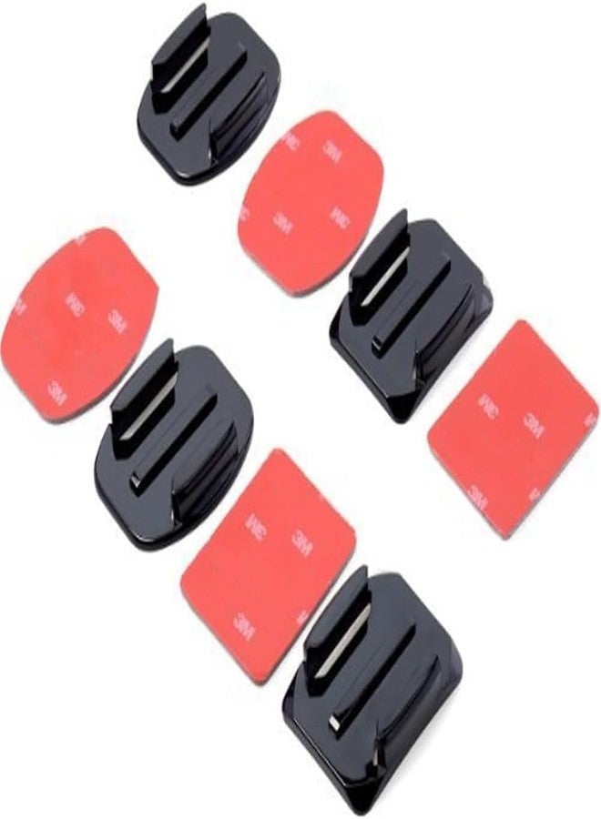 Action Pro 3M Adhesive Pads 2 x Flat and Curved Mounts Compatible with GoPro Hero 13 12 11 10 9 8 7 6 5 4 3+ 3 SJCAM YI Noise Play Action Cameras - Image 5