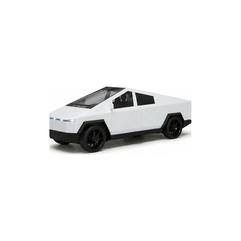 Jada Toys Motor Play | Toy Truck for Tesla Cybertruck, White Die-Cast Model Vehicle - Image 1