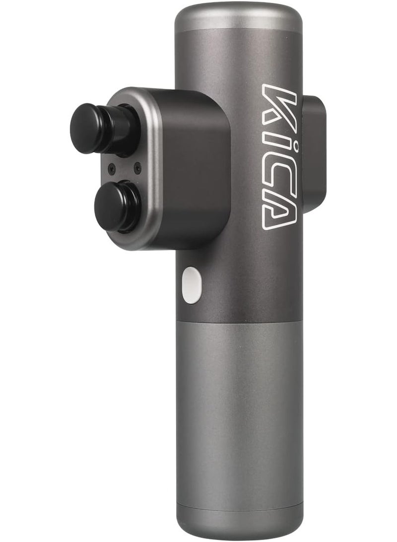 KiCA KICA K3 [Offial] Dual Head Massage Gun with 3 Massage Heads, Portable Mini Electric Body Massager Up to 5200 Times Per Minute, 3 Massage Methods - Image 1