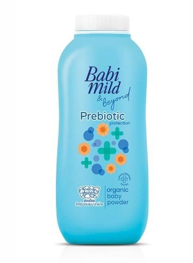VIRAVIN HOUSEWARE Babi mild Organic Baby Powder with Prebiotic Protection, 160gm/Baby powder suitable for newborn baby everyone, clean and Cuddly scent/Product of Thailand. - Image 1