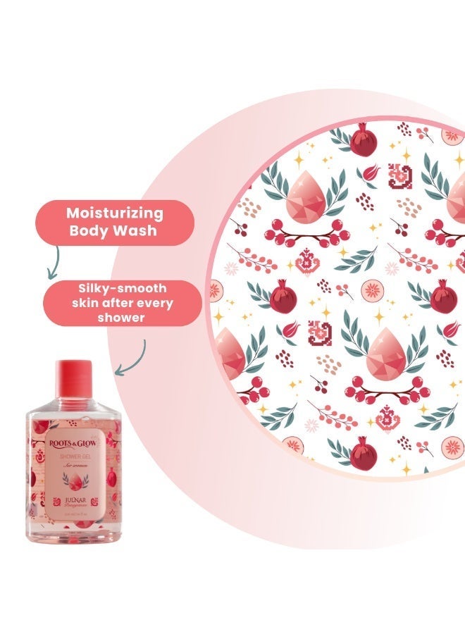 روتس اند جلو جل استحمام جُلنار للنساء من روتس اند جلو – تنظيف منعش وترطيب متألق - Image 5