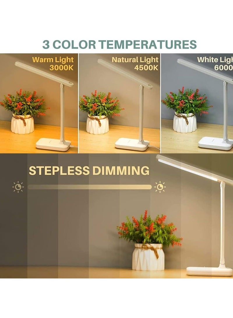 2 in 1 Adjustable LED Desk Lamp, 180 Degree Rotatable LED Desk Lamp, Suitable for Home, Office or Workbench (Type C) (Cool White & Warm White) - Image 3