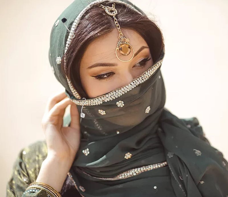 Honbay 12 PCS Cute Scarf Brooch Pin Headscarf Shawl Lady Muslim Scarf Hijab Clips (E) - Image 5
