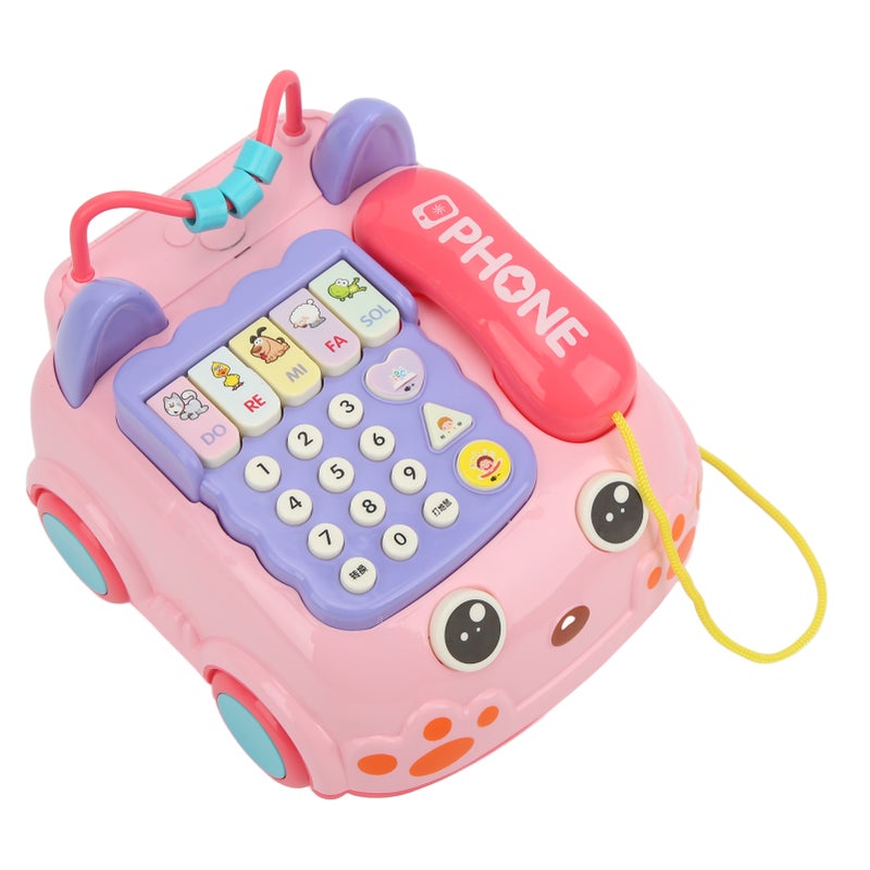 Baby Telephone Toy Cartoon Simulated Landline Phone Baby Early Education Music Learn Game Toys for Children Over 18 Months - Image 5