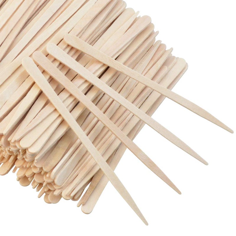Tayfremn 1000 Pieces Small Wax Sticks Wood Waxing Spatulas Applicator Sticks Wooden Craft Sticks Hair Nose Wax Stick for Hair Body Eyebrow Removal. - Image 5