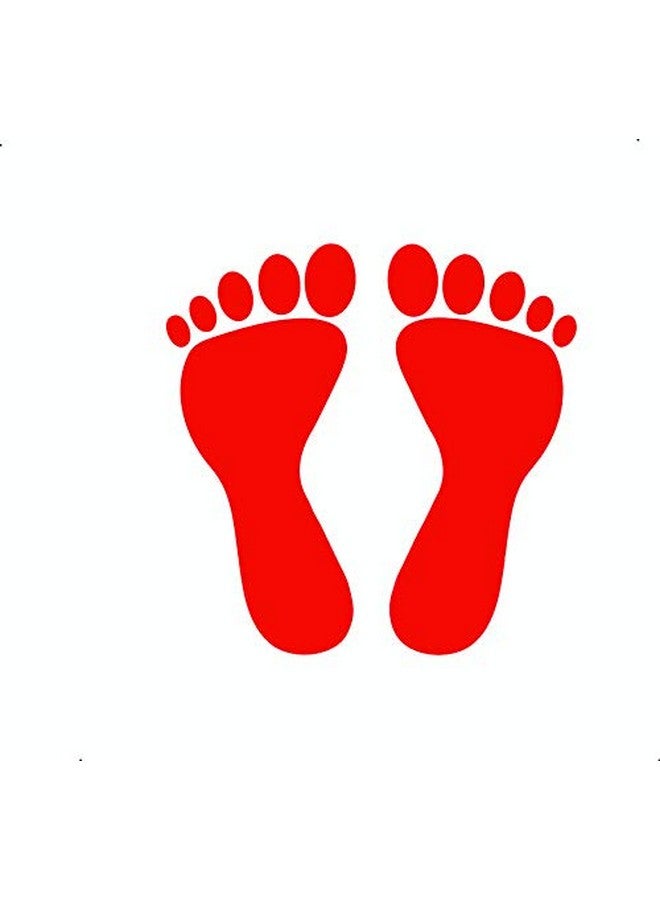 Techgifti ستيكر تقنية هدية™ لكسمي تشاران بادوكا، ستيكر أرضي لمناسبة ديوالي نافراتري، عبوة من 6 - Image 4