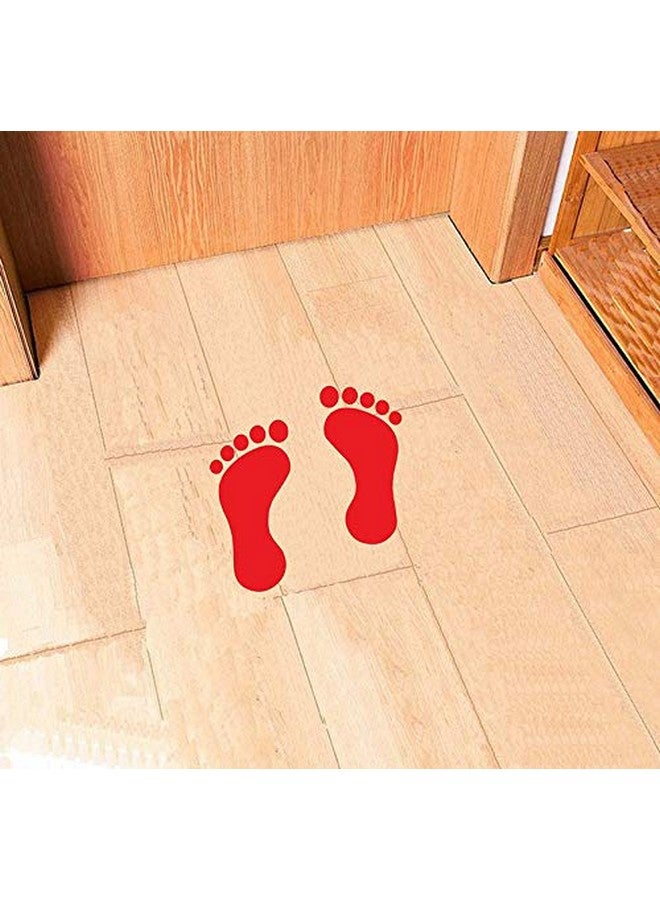 Techgifti ستيكر تقنية هدية™ لكسمي تشاران بادوكا، ستيكر أرضي لمناسبة ديوالي نافراتري، عبوة من 6 - Image 2