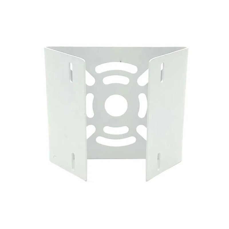 MAXXION Pole Mount Camera clamp Bracket with 2 Nos. 100 MM SS Loops, for CCTV Security Camera Indoor Outdoor Universal Compatible, White - Image 4
