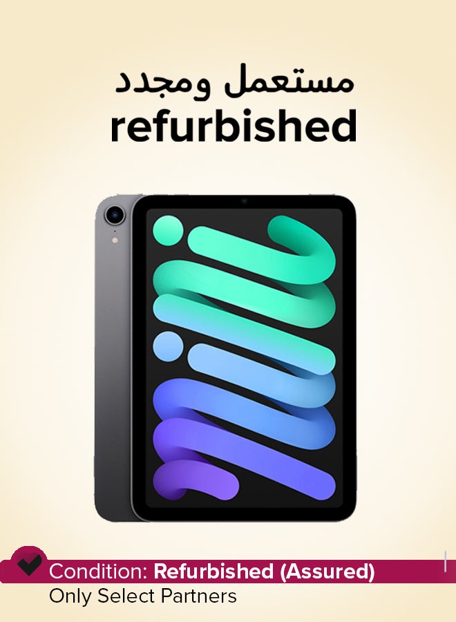 Apple Refurbished - iPad Mini 2021 (6th Gen) 8.3-Inch 64GB Wi-Fi Space grey - International Version - Image 1