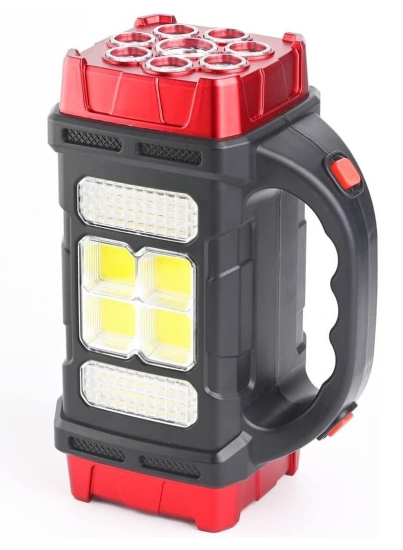 hurry bolt Emergency Light Rechargeable Multifunctional Solar Powered Searchlight- HB1678 - Image 3