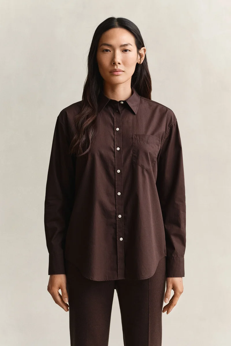 Gant  Relaxed Classic Poplin Shirt for Women | Best Price UAE