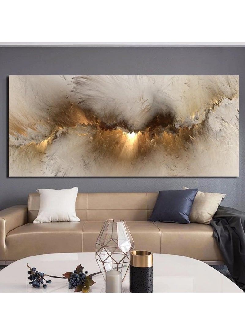 Large Canvas Wall Art, Canvas Wall Art for Living Room, Frameless Abstract Golden Cloud Paintings Artwork Wall Decor, Canvas Painting Wall Art for Living Room Home Office Decorations (50X100cm) - pzsku/Z1306A9A02FE49A718D40Z/45/_/1734686763/5b6b1973-9dfc-4452-9c1a-49592857d08b