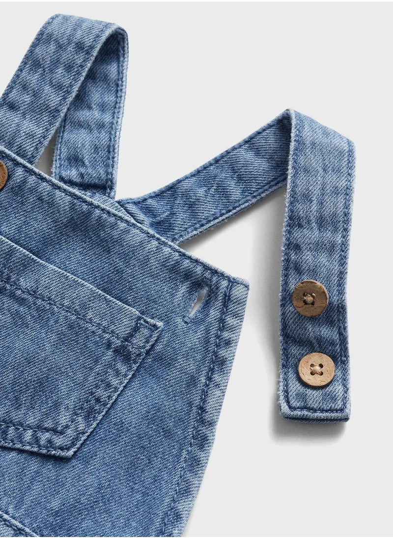 MANGO Infant Denim Dungarees