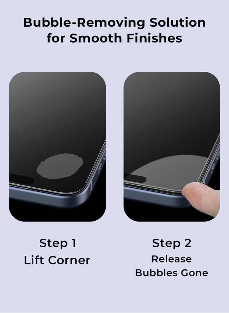 CITYWAY Cityway Screen Protector, 9H Tempered Glass, Full Coverage for iPhone  - Image 5