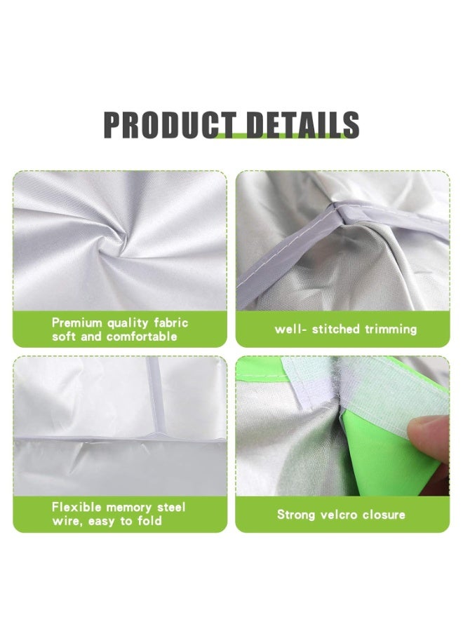 LUMYA Foldable Umbrella Hair Cutting Cape, Professional Barber Cape for Adults and Kids, Anti Static Waterproof Salon Cloak, Easy Clean for Home and Salon Use - Image 4