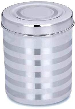 VOMI Stainless Steel Containers with Lid for HomeKitchen Durable Storage Box Kitchen Dibba with Lid 60 litres - Image 1