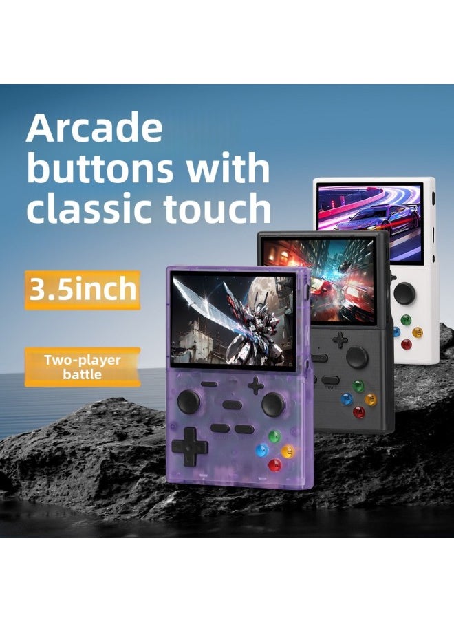 Generic - XGB35 Double Rocker PS1 HD Retro Arcade Game Machine Linux Double HD Connected Handheld-Model:Xgb36 White - Image 1