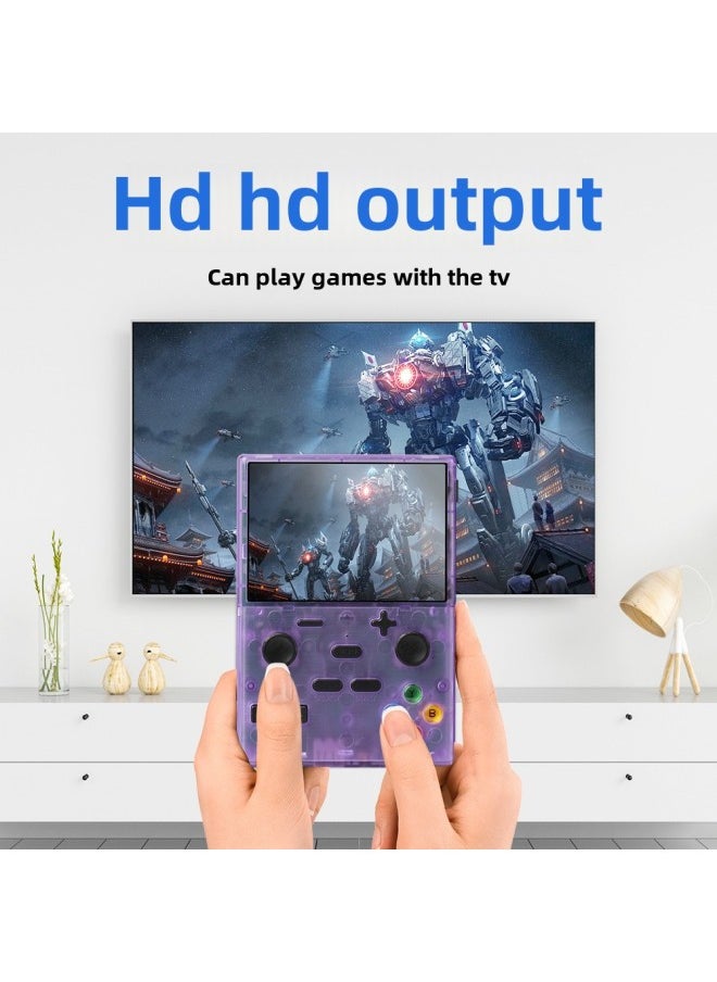Generic - XGB35 Double Rocker PS1 HD Retro Arcade Game Machine Linux Double HD Connected Handheld-Model:Xgb36 White - Image 1