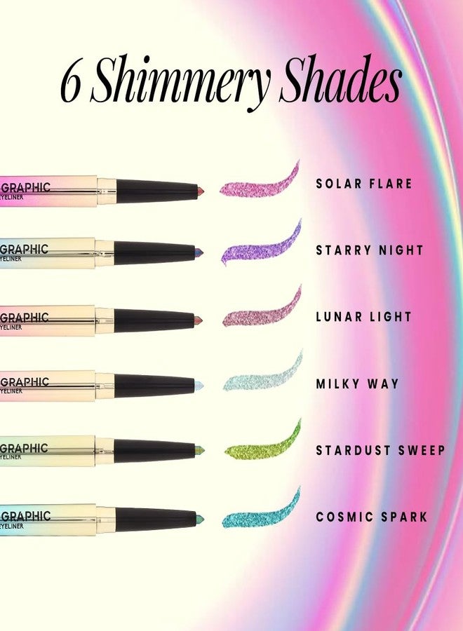 كالرسينس محدد عيون هولوغرافي متعدد الأبعاد من كولوريسنس | تأثير لامع | مقاوم للماء والتلطخ، يدوم طويلاً وسهل الاستخدام | اللون: ضوء القمر 0.35 غرام - Image 4