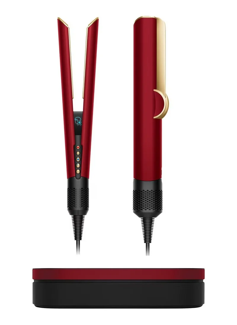 دايسون Dyson Airstrait™ Straightener In Red Velvet And Gold