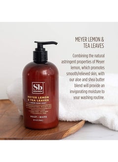 Soapbox Liquid Hand Soap, Meyer Lemon & Tea Leaves - Gentle, Moisturizing Hand Cleanser, Vegan, Cruelty Free Hand Soap for Bathroom and Kitchen, 12oz Pump Bottles (Pack of 3)  - Image 5