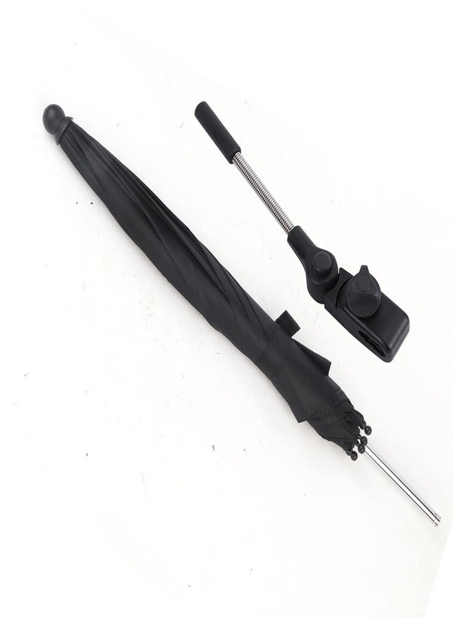 Ejoyous Baby Stroller Umbrella, Adjustable Baby Stroller Parasol with Clamp, Rays Sun Rain Parasol Umbrella for Wheelchair Pushchair Pram Beach Chair Bike - Image 3
