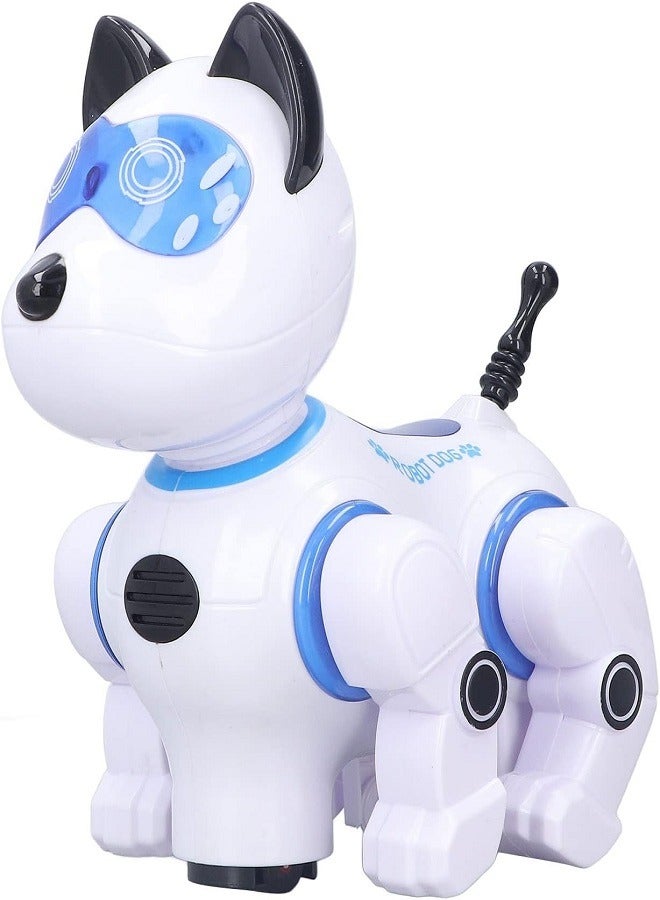 FEIP Intelligent Robot Dog Toy, Strong Structure Interactive Educational Toy Cool Light Music Remote Control Robot Dog Toy Endless Fun for Home Play  - Image 1