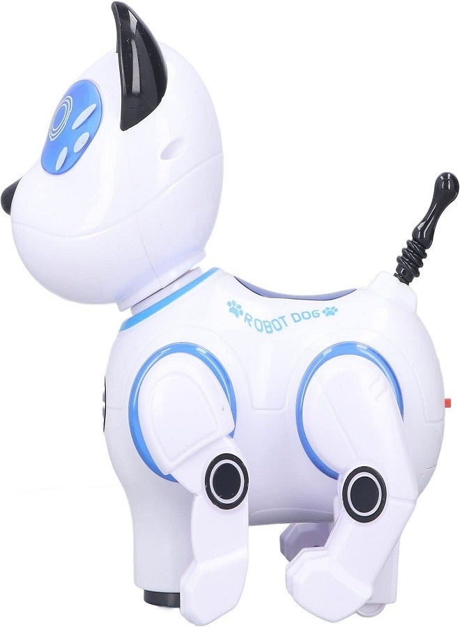 FEIP Intelligent Robot Dog Toy, Strong Structure Interactive Educational Toy Cool Light Music Remote Control Robot Dog Toy Endless Fun for Home Play  - Image 3