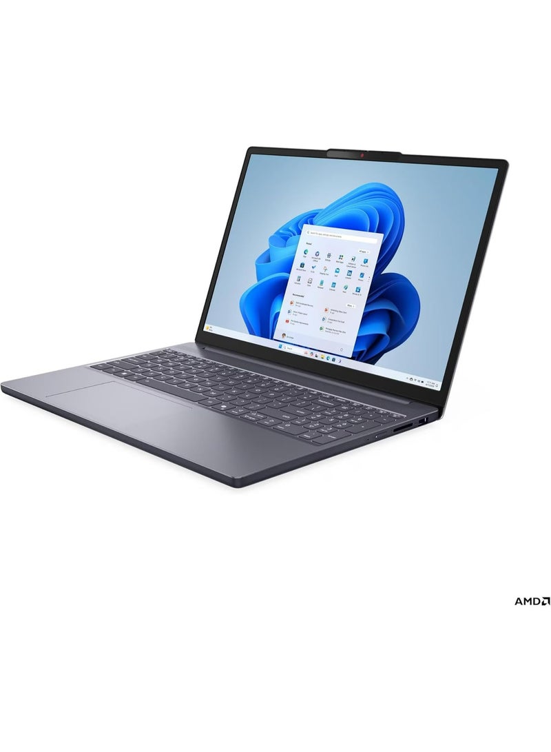 لينوفو لابتوب IdeaPad Slim 3 15ARP10، AMD Ryzen 7 7735HS، 16GB RAM، 512GB SSD، شاشة 15.3 إنش WUXGA IPS، بطاقة رسومات AMD Radeon 680M، ويندوز 11 هوم، لون لونا...  - Image 1