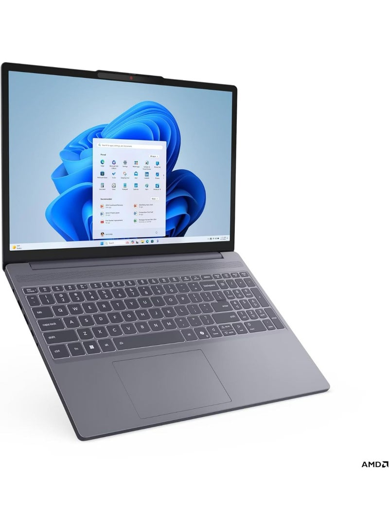 لينوفو لابتوب IdeaPad Slim 3 15ARP10، AMD Ryzen 7 7735HS، 16GB RAM، 512GB SSD، شاشة 15.3 إنش WUXGA IPS، بطاقة رسومات AMD Radeon 680M، ويندوز 11 هوم، لون لونا...  - Image 2