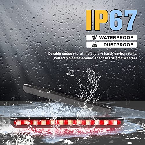 LitMiRaCle Camaro LED 3rd Third Brake Light, Rear Center High Mount Stop Light for Chevy Chevrolet Camaro Gen6 2016 2017 2018 2019 2020 (1PC) - Image 4