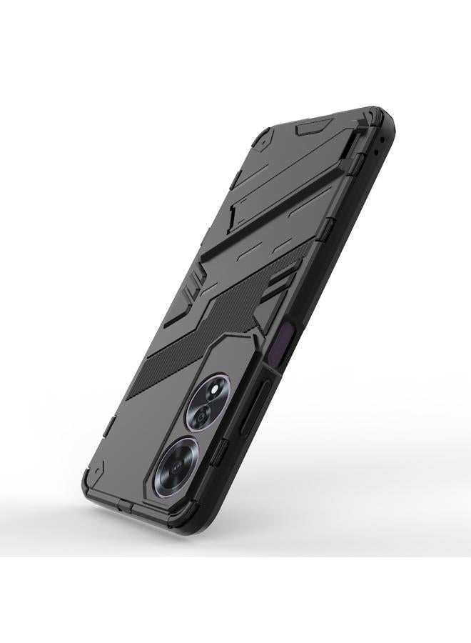 S-TOP Case For OPPO A60 4G Global Punk Armor 2 in 1 PC + TPU Phone Case with Holder - Image 5