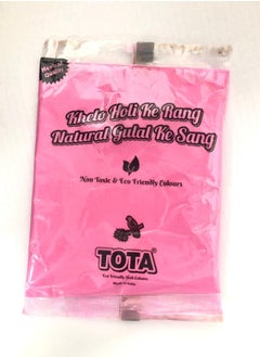 TOTA Pack of 10 Tota Holi colour and Gulal pink colour for Holi party 80 g each  - Image 2