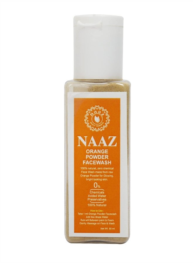 Naaz Orange Powder Face Wash, 100% Natural (50 Ml) - Image 3
