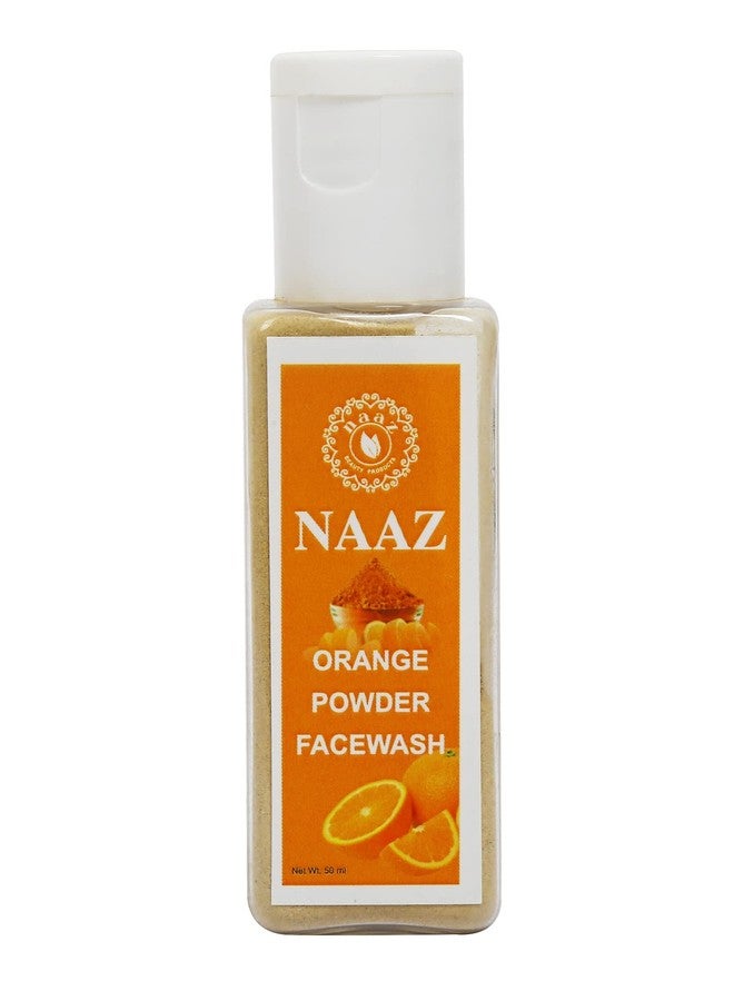Naaz Orange Powder Face Wash, 100% Natural (50 Ml) - Image 1