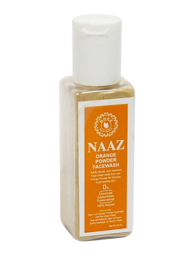Naaz Orange Powder Face Wash, 100% Natural (50 Ml) - Image 2