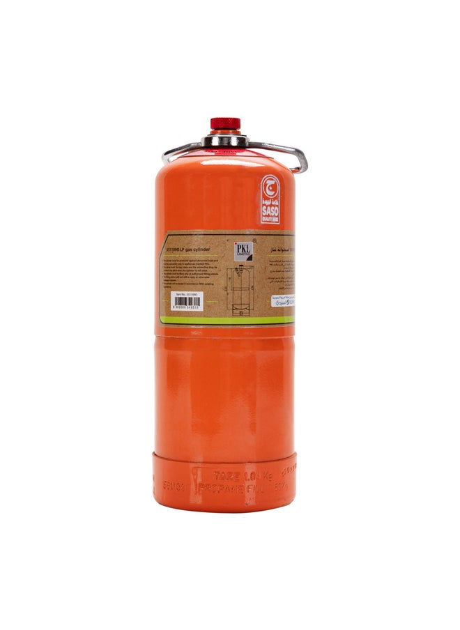 AL SANIDI Gas cylinder for trips , Trips stove, Orang, capacity 0.5 Kg  - Image 1