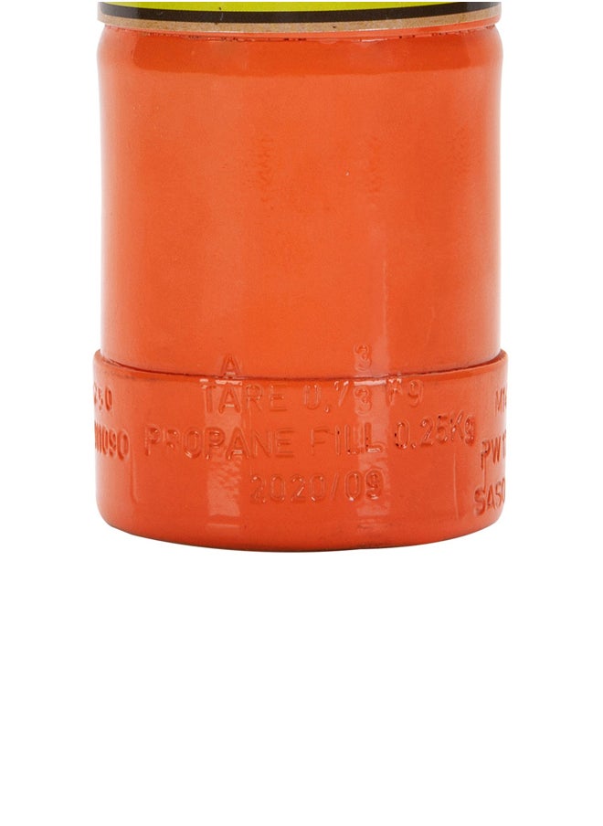 AL SANIDI Gas cylinder for trips , Trips stove, Orang, capacity 0.5 Kg  - Image 3