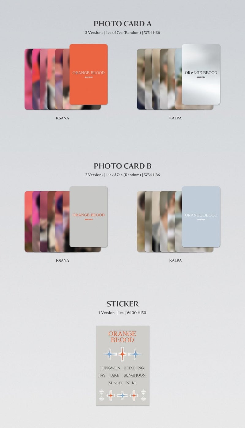 dreamus ENHYPEN - ORANGE BLOOD (5th Mini Album) (KALPA ver.) - Image 4