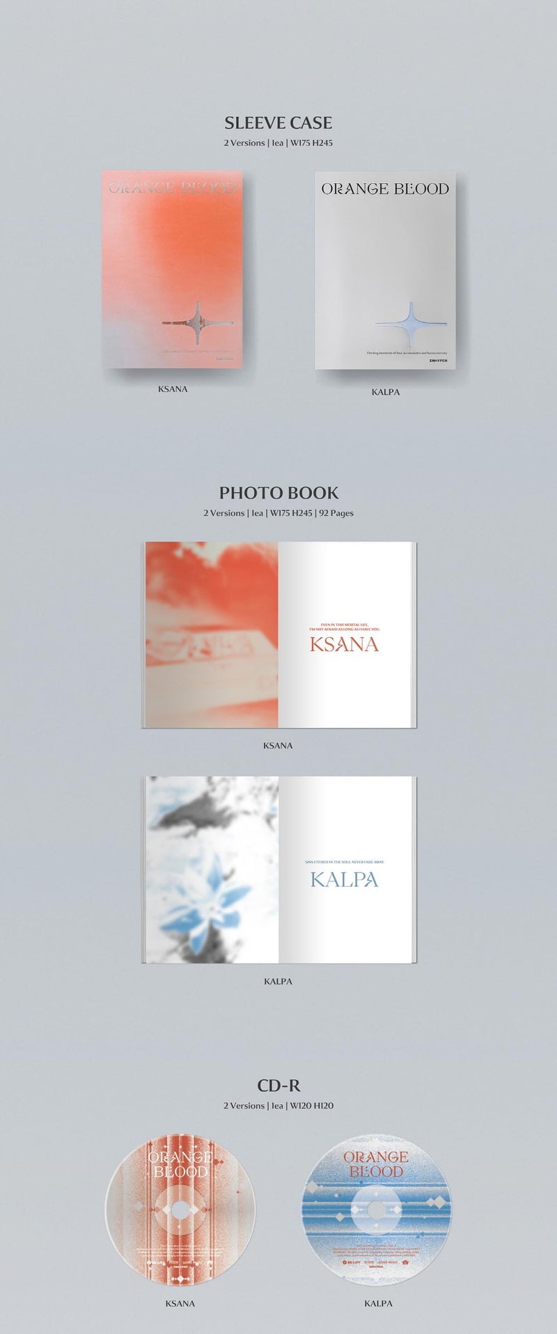 dreamus ENHYPEN - ORANGE BLOOD (5th Mini Album) (KALPA ver.) - Image 3
