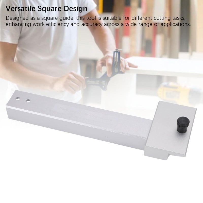 GLOGLOW Track Saw Rail Aluminum Alloy Square For Precise Cutting Adjustable Angles Woodworking Carpentry DIY - Image 3