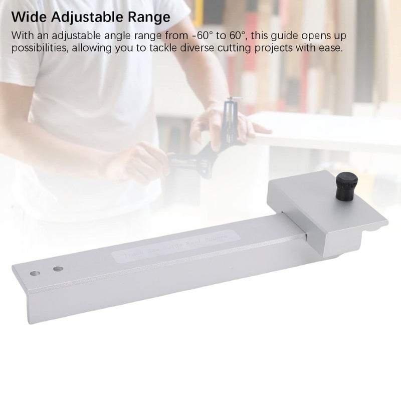 GLOGLOW Track Saw Rail Aluminum Alloy Square For Precise Cutting Adjustable Angles Woodworking Carpentry DIY - Image 4