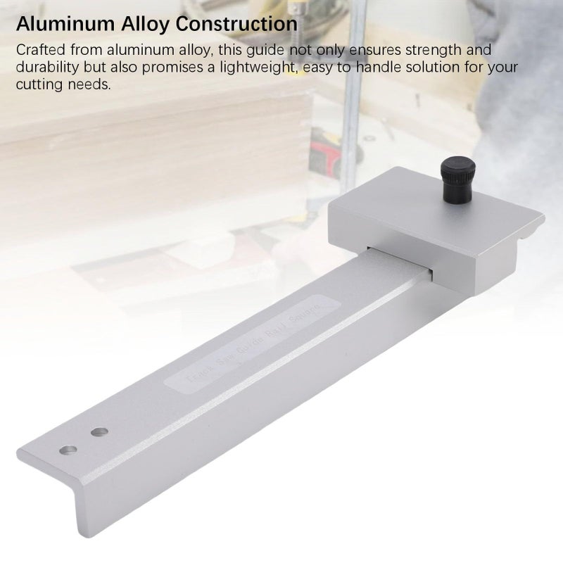 GLOGLOW Track Saw Rail Aluminum Alloy Square For Precise Cutting Adjustable Angles Woodworking Carpentry DIY - Image 5