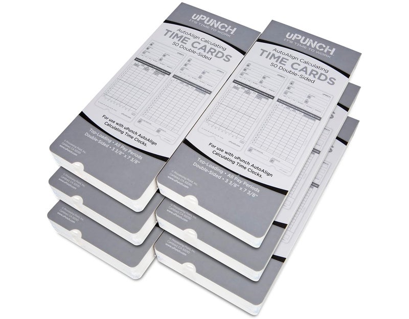 uPunch 300 uPunch Time Cards for HN4000 AutoAlign Calculating Time Clocks - Image 1