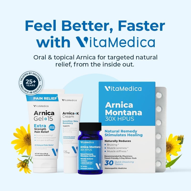 VitaMedica Arnica+K Cream for Sensitive Skin Recovery - 0.5 oz - Image 5
