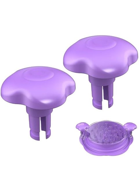 2 PCS Chicken Shredder Handle Ergonomic Handle, Meat Shredder Knobs Suitable Chicken Shredder, 2.36 * 2.36 * 2.24inch(Purple)