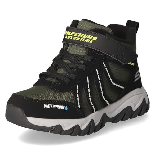 Skechers Kids Rugged Ranger Sneaker, Black/Grey, 11 Little Kid - Image 3