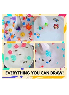 Generic Water-based ink marker pens Floating water drawing pen Color pen that can float in water for drawing and coloring and can write on the board Erasable and washable 12pcs  - Image 5